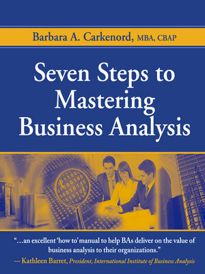 cover image of Seven Steps to Mastering Business Analysis